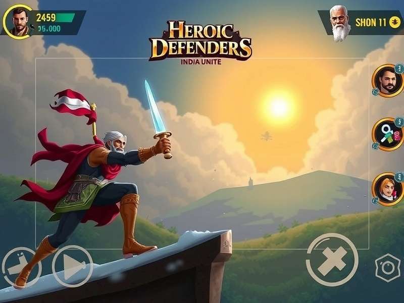 Heroic Defenders India Unite Gameplay Screenshot